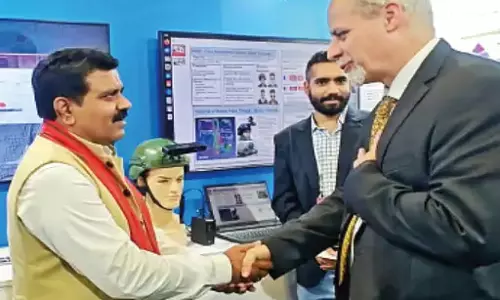 छत्तीसगढ़ का स्टॉल AI समिट में लगा