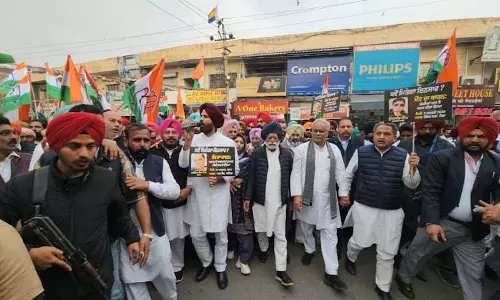 अगर आप अपराध नहीं रोक सकते तो पद छोड़ दें, बठिंडा मार्च में Punjab CM से कांग्रेस अगर आप अपराध नहीं रोक सकते तो पद छोड़ दें, बठिंडा मार्च में Punjab CM से कांग्रेस