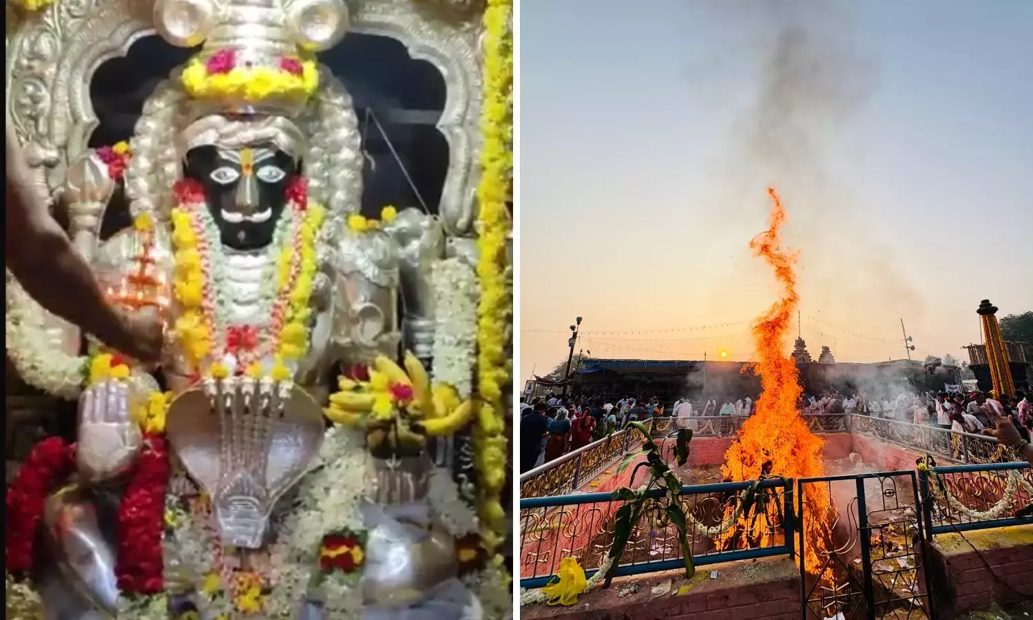 Andhra प्रदेश, कर्नाटक से भक्त अनोखे संभ्राणी अनुष्ठान के लिए हेमावती पहुंचे