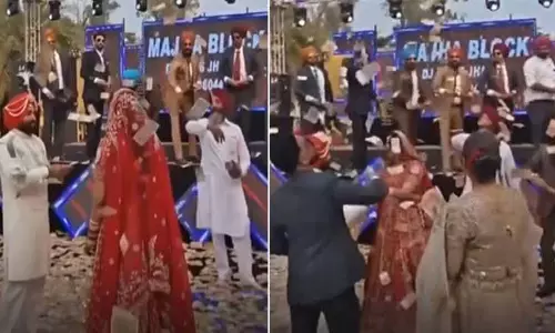 Punjab की ग्रैंड कैश वेडिंग, वायरल क्लिप में दुल्हन पर 8.5 करोड़ रुपये लुटाए गए