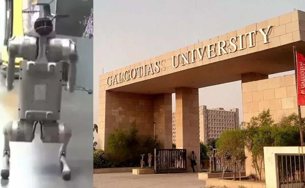 New Delhi: AI समिट में रोबोट को लेकर उठा विवाद, गलगोटिया यूनिवर्सिटी पर आरोप
