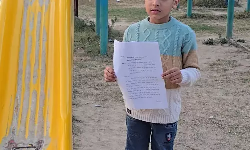 सिरसा पार्क में टूटे झूलों को लेकर 6 साल के बच्चे ने हरियाणा के CM सैनी को लिखा पत्र