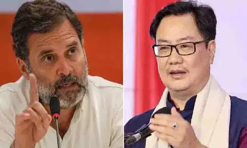 राहुल गांधी भारत की सुरक्षा के लिए खतरनाक हैं: Kiren Rijiju राहुल गांधी भारत की सुरक्षा के लिए खतरनाक हैं: Kiren Rijiju
