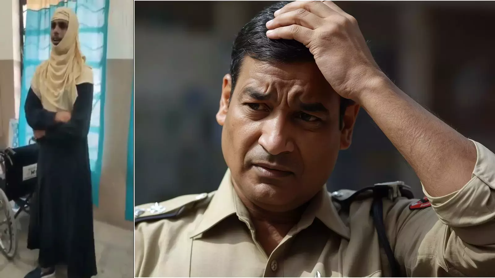 जगतियाल बस में बुर्का पहने पकड़ा गया आदमी, police की पूछताछ से बचता हुआ