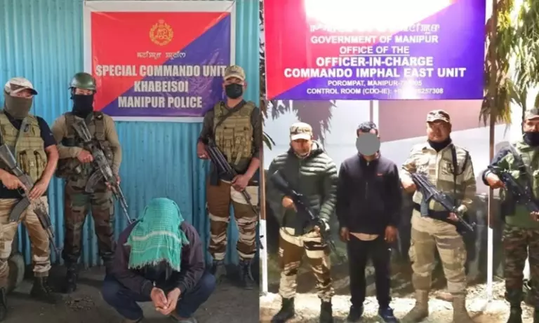Manipur में सुरक्षा बलों की कार्रवाई, दो PLA उग्रवादी गिरफ्तार