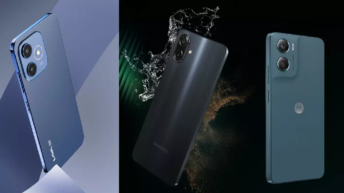 Lava Bold N2 vs Moto G06 Power vs Samsung Galaxy M07: जानें 10K में कौन सा फोन है बेस्ट Lava Bold N2 vs Moto G06 Power vs Samsung Galaxy M07: जानें 10K में कौन सा फोन है बेस्ट