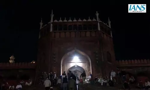 जामा मस्जिद में चांद दिखाई देने के बाद दिल्ली के बाजारों में दिखी रौनक जामा मस्जिद में चांद दिखाई देने के बाद दिल्ली के बाजारों में दिखी रौनक