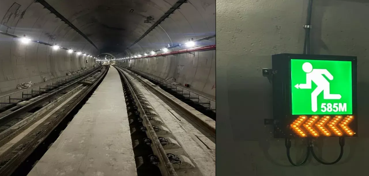 खुर्दा-बोलंगीर रेल लाइन की Tunnel -7: अत्याधुनिक सुरक्षा सुविधाएँ