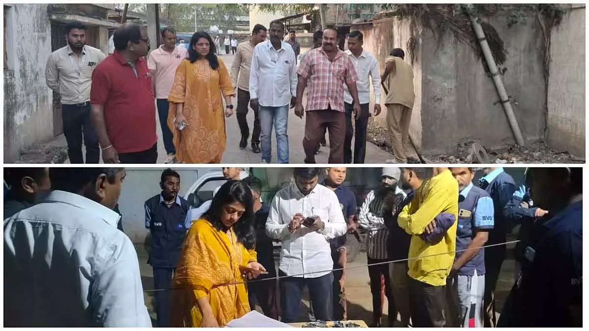 Mayor दीपमाला काले एक्शन मोड में: सुबह 6 बजे जलगांव में हेल्थ ऑफिस का सरप्राइज चेक किया Mayor दीपमाला काले एक्शन मोड में: सुबह 6 बजे जलगांव में हेल्थ ऑफिस का सरप्राइज चेक किया