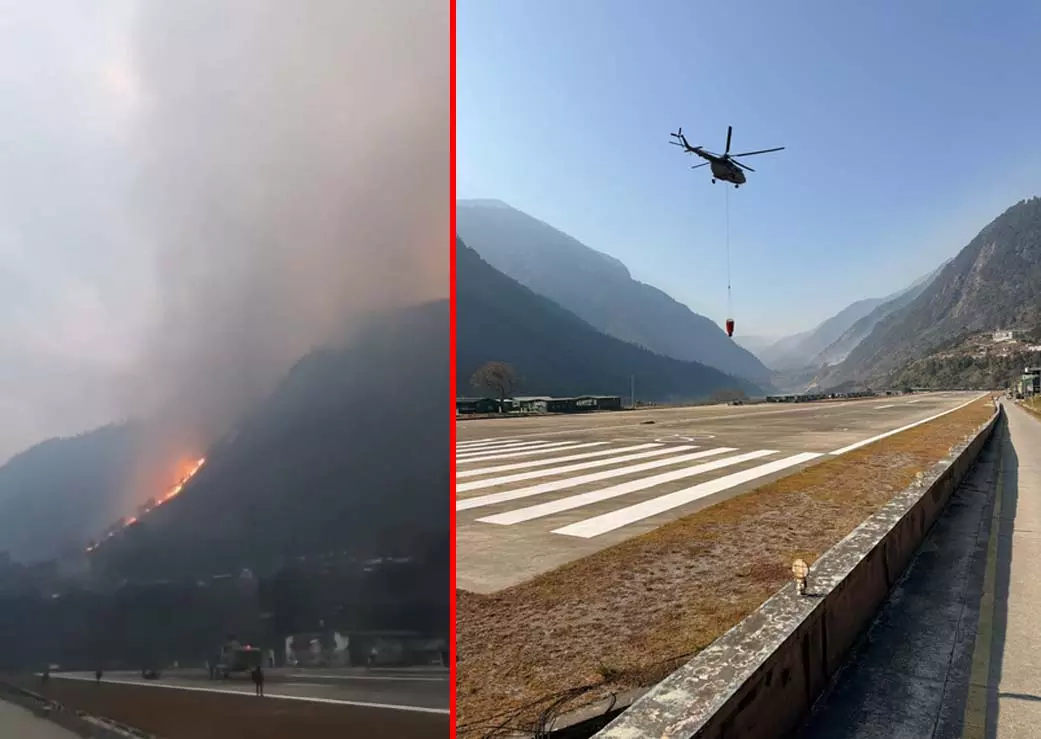 अरुणाचल प्रदेश और नागालैंड में जंगल की आग बुझाने के लिए युद्धस्तर पर काम, सेना और वायुसेना ऑपरेशन में जुटीं अरुणाचल प्रदेश और नागालैंड में जंगल की आग बुझाने के लिए युद्धस्तर पर काम, सेना और वायुसेना ऑपरेशन में जुटीं