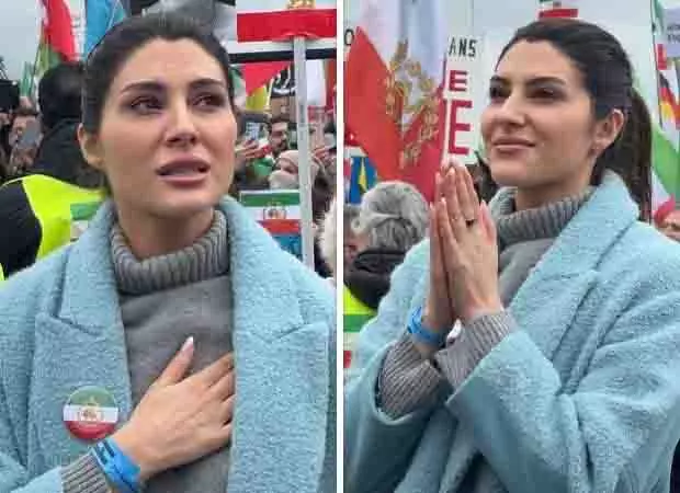Elnaaz Norouzi ईरान के लिए म्यूनिख में 250,000 लोगों के विरोध प्रदर्शन में शामिल हुईं Elnaaz Norouzi ईरान के लिए म्यूनिख में 250,000 लोगों के विरोध प्रदर्शन में शामिल हुईं