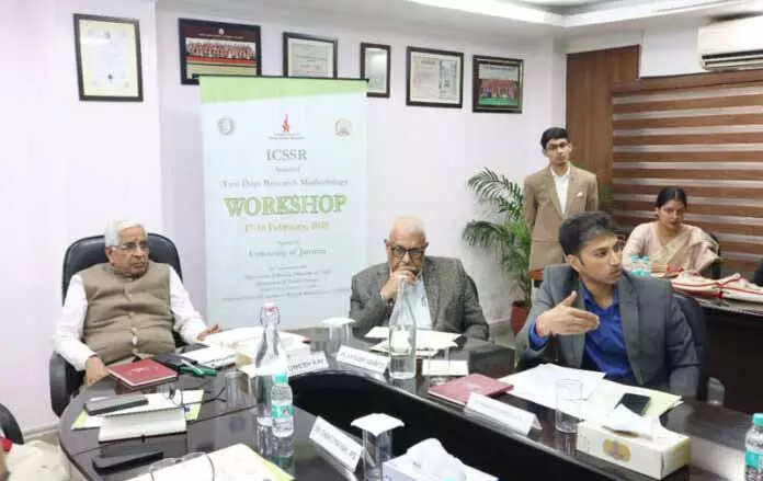 JU ने गद्दी, बकरवाल जनजातियों पर अध्ययन के लिए रिसर्च मेथडोलॉजी पर वर्कशॉप आयोजित की JU ने गद्दी, बकरवाल जनजातियों पर अध्ययन के लिए रिसर्च मेथडोलॉजी पर वर्कशॉप आयोजित की