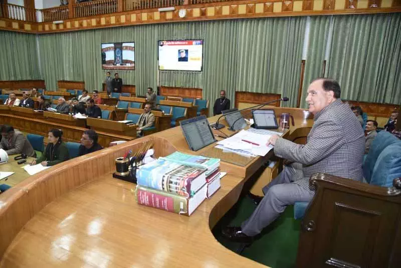 हिमाचल विधानसभा अध्यक्ष ने MLA के फोन कॉल को नजरअंदाज करने वाले अधिकारियों के खिलाफ कार्रवाई की चेतावनी दी हिमाचल विधानसभा अध्यक्ष ने MLA के फोन कॉल को नजरअंदाज करने वाले अधिकारियों के खिलाफ कार्रवाई की चेतावनी दी