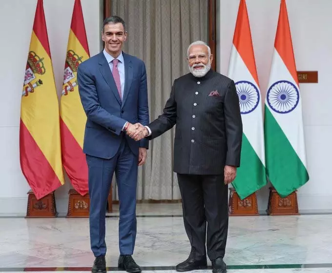 India-Spain बैठक: लोगों के बीच साझेदारी और संपर्क को बढ़ाने का लक्ष्य India-Spain बैठक: लोगों के बीच साझेदारी और संपर्क को बढ़ाने का लक्ष्य