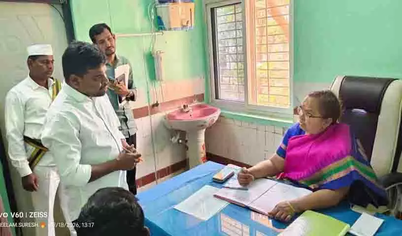 Collector हिमावती ने रायपोल मंडल सीमा में अचानक निरीक्षण किया Collector हिमावती ने रायपोल मंडल सीमा में अचानक निरीक्षण किया