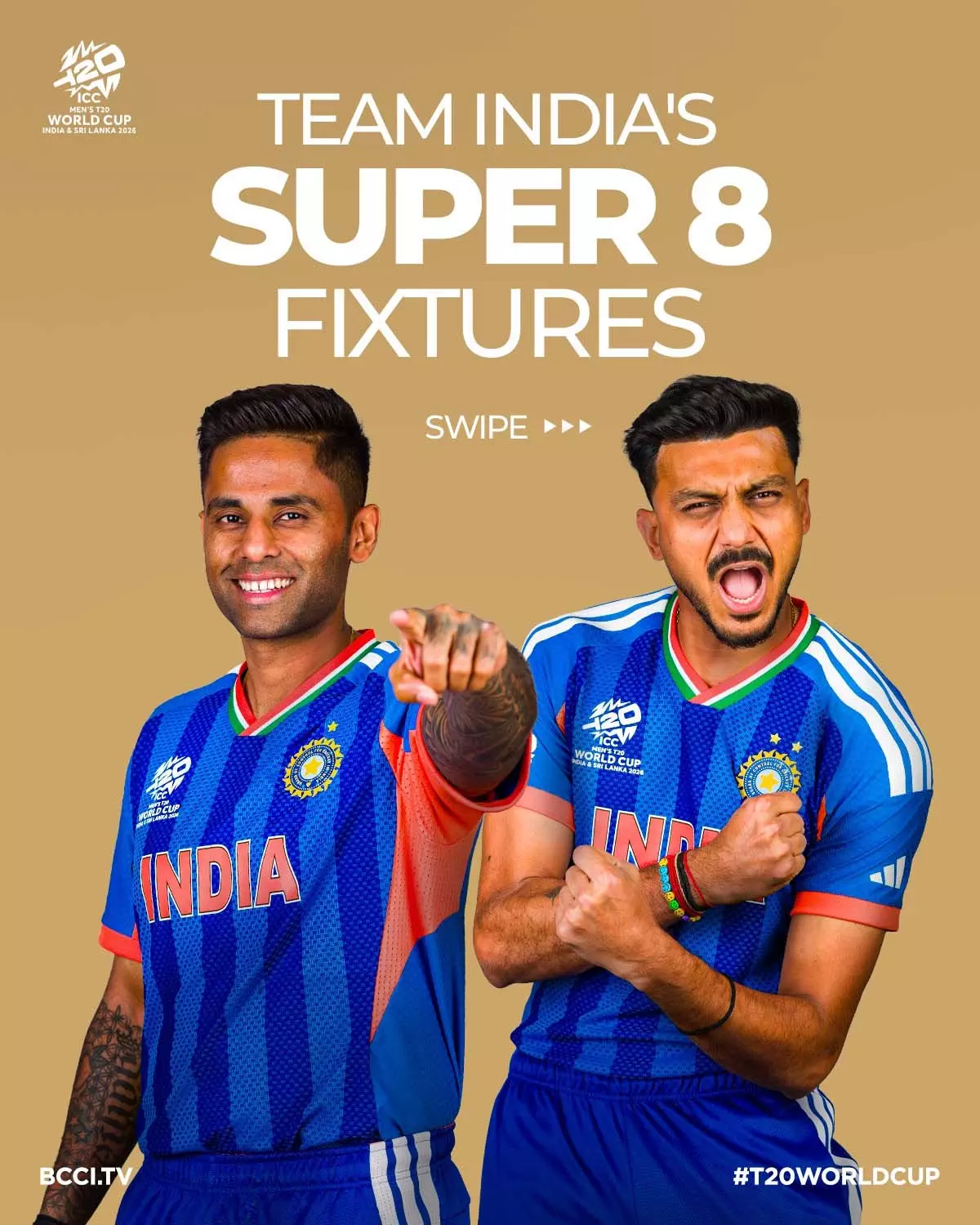 Team इंडिया के सुपर 8 मुकाबले: फैंस के लिए रोमांचक दृश्य तैयार Team इंडिया के सुपर 8 मुकाबले: फैंस के लिए रोमांचक दृश्य तैयार
