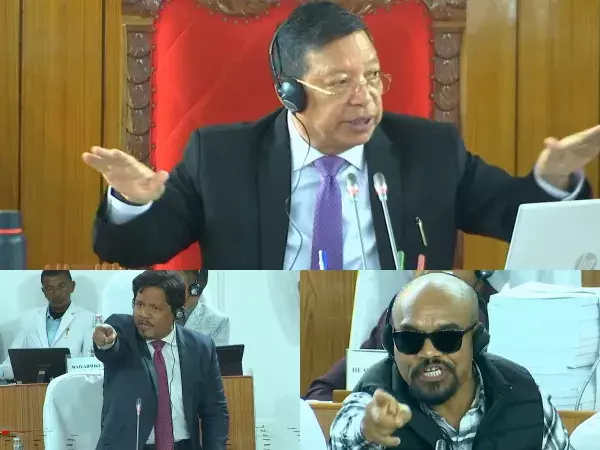 Shillong: मेघालय विधानसभा में इनर लाइन परमिट पर बहस को लेकर हंगामा Shillong: मेघालय विधानसभा में इनर लाइन परमिट पर बहस को लेकर हंगामा