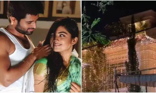 Wedding से पहले विजय देवरकोंडा का हैदराबाद वाला घर रोशनी से जगमगाया