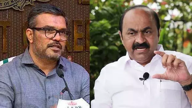 Kerala: विपक्ष से बिना चर्चा लिए बढ़ाया गया बार का समय; सतीशन Kerala: विपक्ष से बिना चर्चा लिए बढ़ाया गया बार का समय; सतीशन