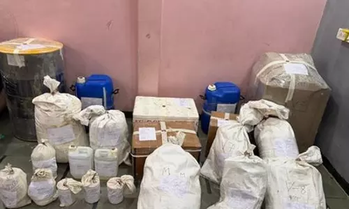 सिंथेटिक ड्रग फैक्ट्री का भंडाफोड़, मालिक समेत तीन आरोपी गिरफ्त में