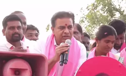 KTR ने मुख्यमंत्री रेवंत रेड्डी को खुला पत्र लिखकर छह गारंटियों के लिए बजट आवंटन की मांग की
