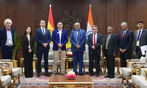 राधाकृष्णन ने बोलीविया के उपराष्ट्रपति से की मुलाकात, संबंधों को मजबूत करने पर हुई चर्चा