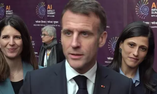 Macron ने अभिव्यक्ति स्वतंत्रता और पारदर्शिता पर जोर दिया
