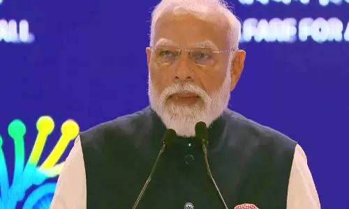 PM मोदी ने अपने भाषण में सांकेतिक भाषा में वास्तविक समय अनुवाद के उपयोग पर बात की PM मोदी ने अपने भाषण में सांकेतिक भाषा में वास्तविक समय अनुवाद के उपयोग पर बात की
