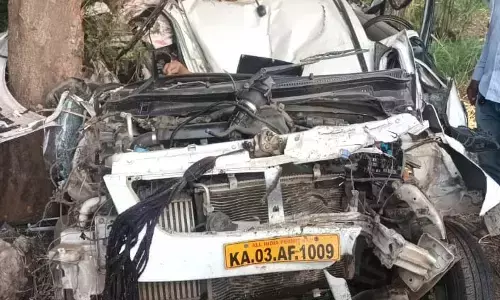 Belagavi: जानलेवा दुर्घटना के सिलसिले में कार चालक गिरफ्तार Belagavi: जानलेवा दुर्घटना के सिलसिले में कार चालक गिरफ्तार