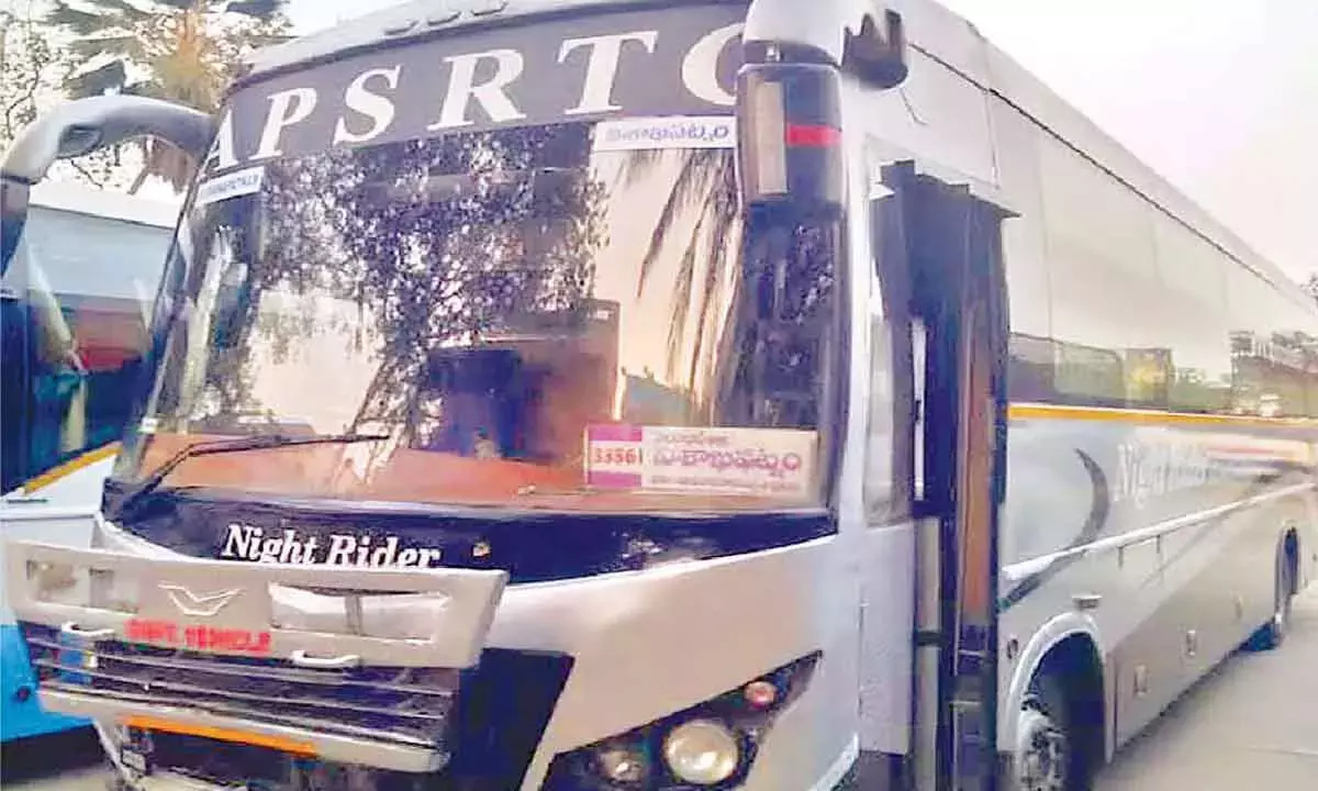 APSRTC विजाग डिपो ने नाइट राइडर शुरू किया APSRTC विजाग डिपो ने नाइट राइडर शुरू किया