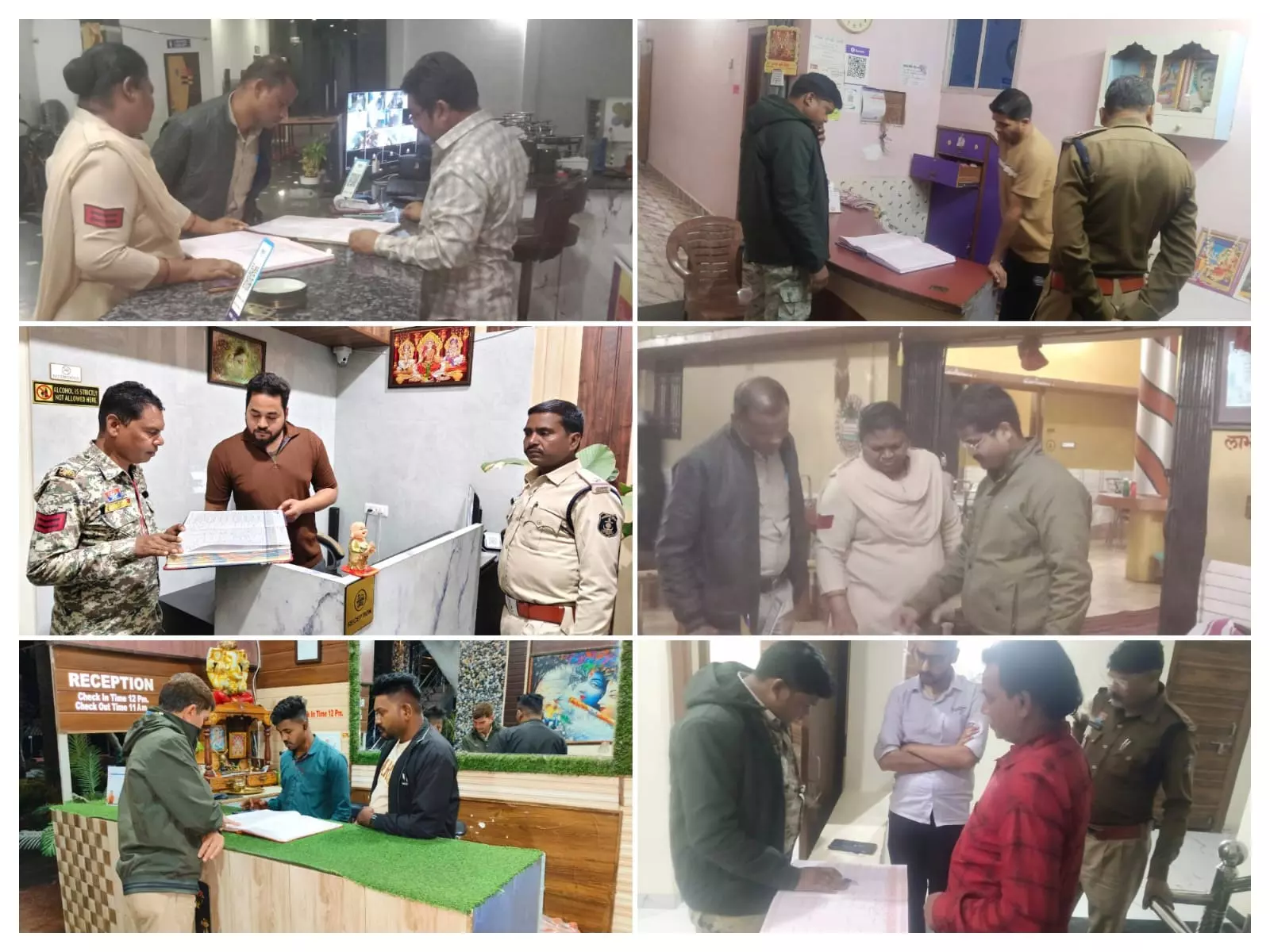 होटल, ढाबा और लॉजों में धमतरी पुलिस की दबिश होटल, ढाबा और लॉजों में धमतरी पुलिस की दबिश