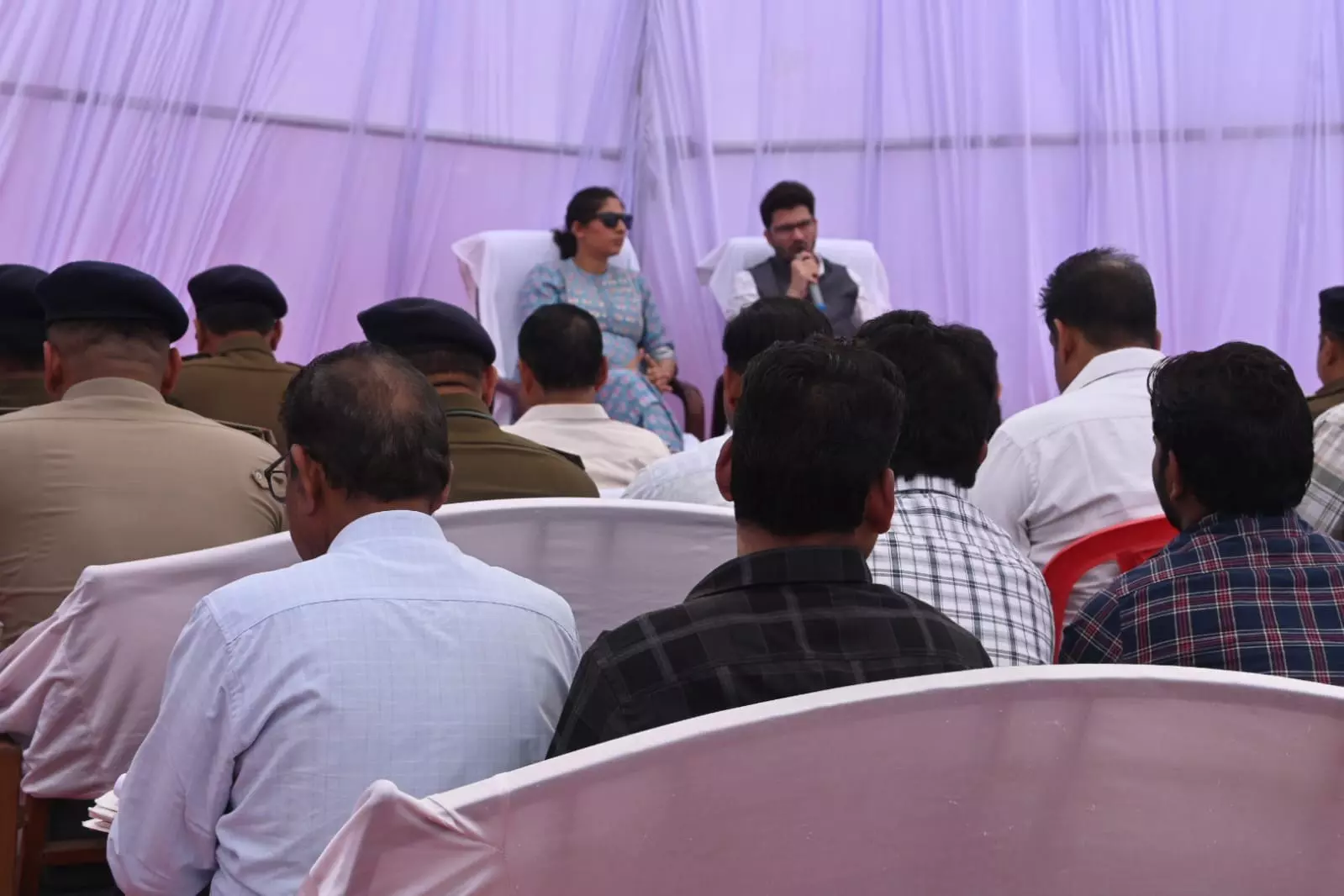 कलेक्टर-एसपी ने गिरौदपुरी मेले की तैयारियों का लिया जायजा कलेक्टर-एसपी ने गिरौदपुरी मेले की तैयारियों का लिया जायजा