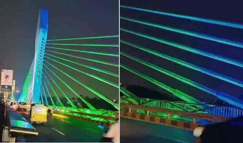 केबल ब्रिज बूस्टेड IT कॉरिडोर BRS के तहत, अब लाइटिंग फ्रॉड का सामना कर रहा केबल ब्रिज बूस्टेड IT कॉरिडोर BRS के तहत, अब लाइटिंग फ्रॉड का सामना कर रहा