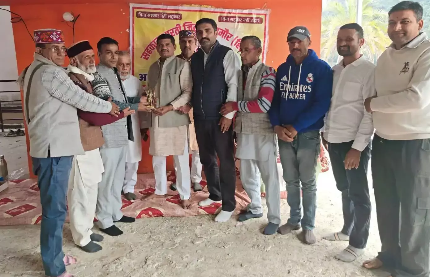 Nahan: संजय पाच पोर ने आर्थिक विकास में सहकारिता को जरूरी बताया Nahan: संजय पाच पोर ने आर्थिक विकास में सहकारिता को जरूरी बताया