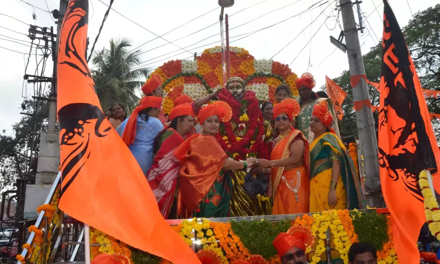 Andhra : छत्रपति शिवाजी महाराज की 397वीं जयंती मनाई गई Andhra : छत्रपति शिवाजी महाराज की 397वीं जयंती मनाई गई