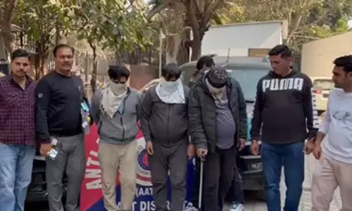 अंतर्राज्यीय वाहन चोर गिरोह के तीन सदस्य गिरफ्तार, चोरी की तीन गाड़ियां बरामद