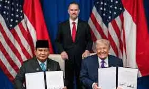 Trump और प्रबोवो ने US-इंडोनेशिया व्यापार में “नए सुनहरे दौर” की शुरुआत की Trump और प्रबोवो ने US-इंडोनेशिया व्यापार में “नए सुनहरे दौर” की शुरुआत की