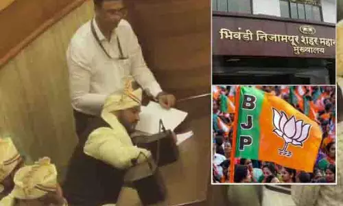 भिवंडी चुनाव: BJP ने जश्न मनाया; डिप्टी मेयर उम्मीदवार ने मेयर उम्मीदवार को वोट दिया