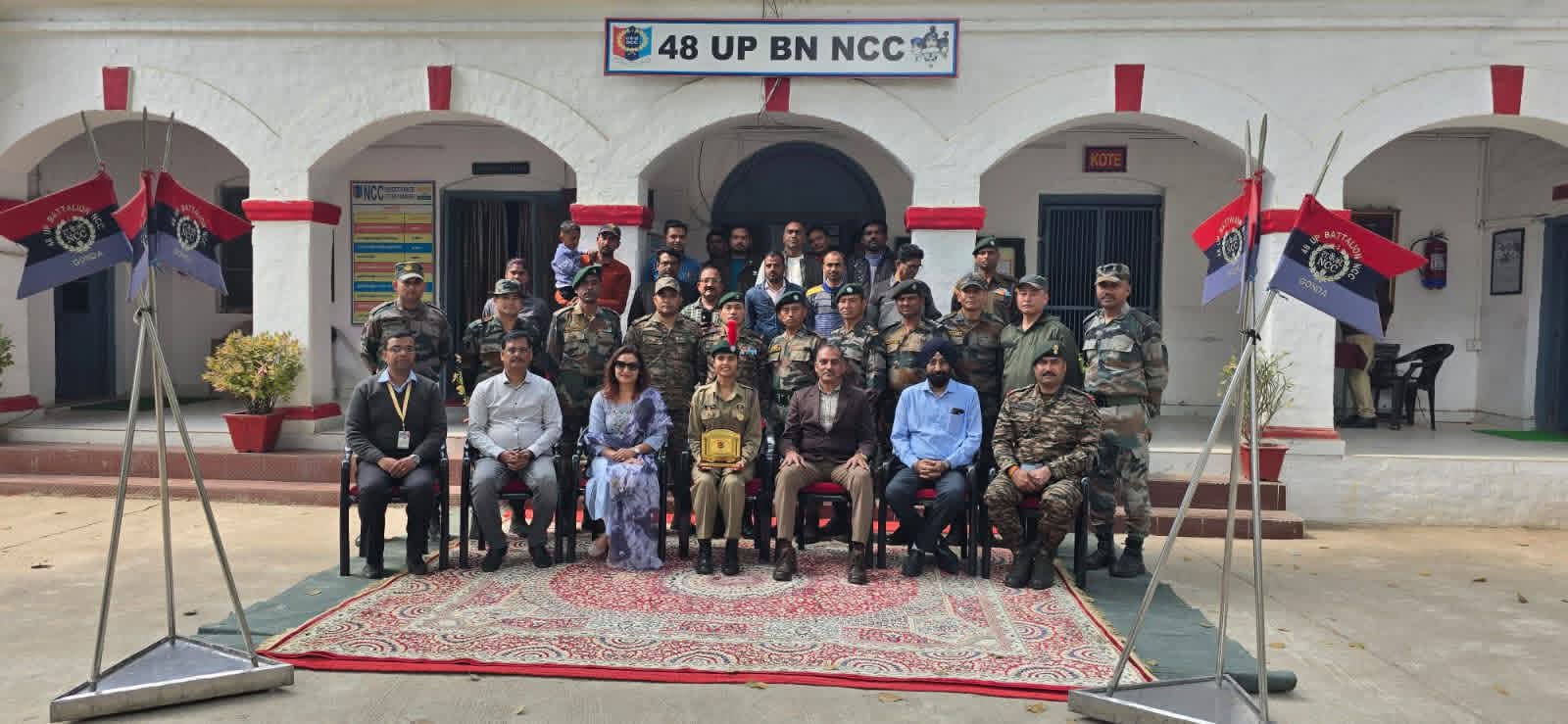 NCC कैडेट खुशी तिवारी को गणतंत्र दिवस शिविर 2026 में सम्मान