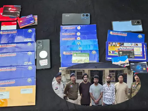 बैंक में संदिग्ध लेनदेन की सूचना पर ठग नेटवर्क का हुआ खुलासा, चार साइबर अपराधी गिरफ्तार बैंक में संदिग्ध लेनदेन की सूचना पर ठग नेटवर्क का हुआ खुलासा, चार साइबर अपराधी गिरफ्तार