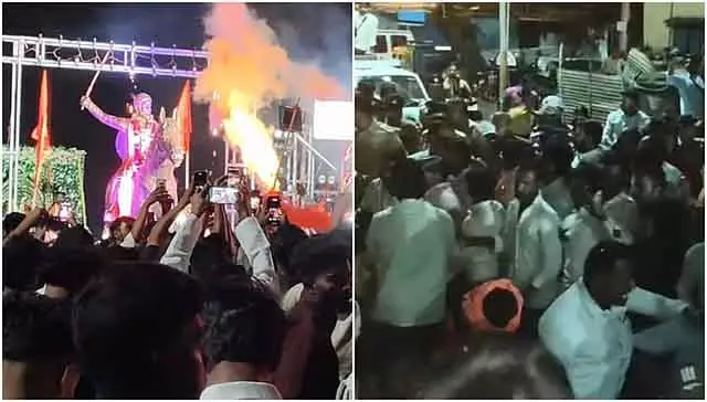 Shivaji जयंती जुलूस के दौरान पथराव, बागलकोट में तनाव की स्थिति: 24 फरवरी तक निषेधाज्ञा लागू Shivaji जयंती जुलूस के दौरान पथराव, बागलकोट में तनाव की स्थिति: 24 फरवरी तक निषेधाज्ञा लागू