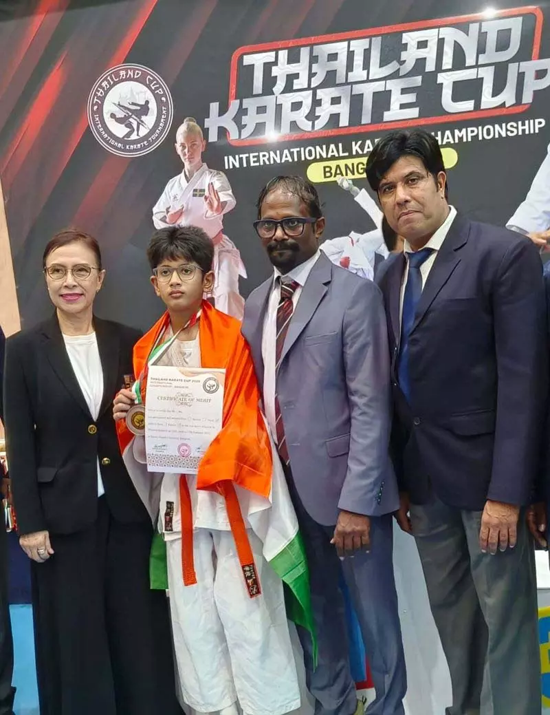 Ludhiana के लड़के ने थाईलैंड कप में कराटे में कांस्य पदक जीता Ludhiana के लड़के ने थाईलैंड कप में कराटे में कांस्य पदक जीता