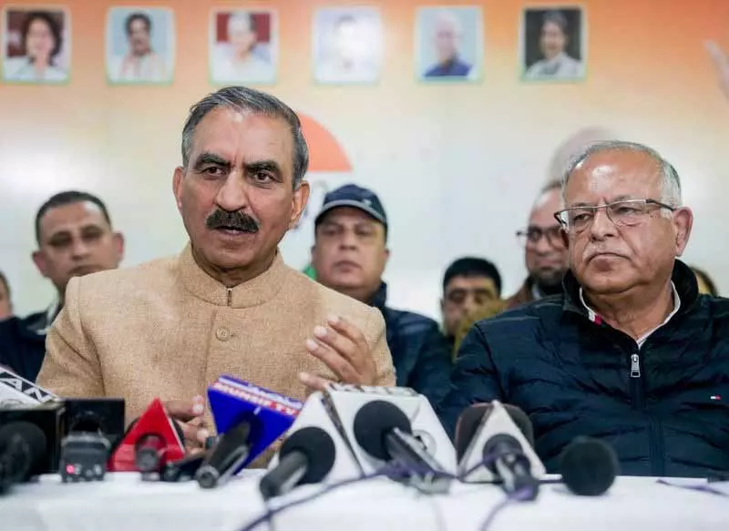 CM Sukhu ने FTA की आलोचना की, राज्य और J&K के किसानों के लिए संकट की चेतावनी दी CM Sukhu ने FTA की आलोचना की, राज्य और J&K के किसानों के लिए संकट की चेतावनी दी