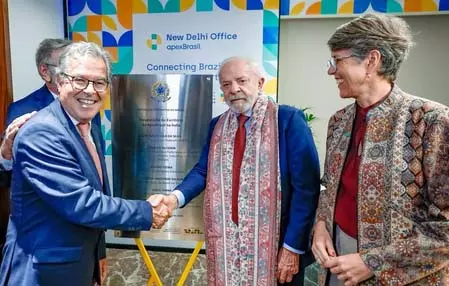 लूला दा सिल्वा ने दिल्ली में Brazil का पहला ट्रेड ऑफिस किया उद्घाटन लूला दा सिल्वा ने दिल्ली में Brazil का पहला ट्रेड ऑफिस किया उद्घाटन