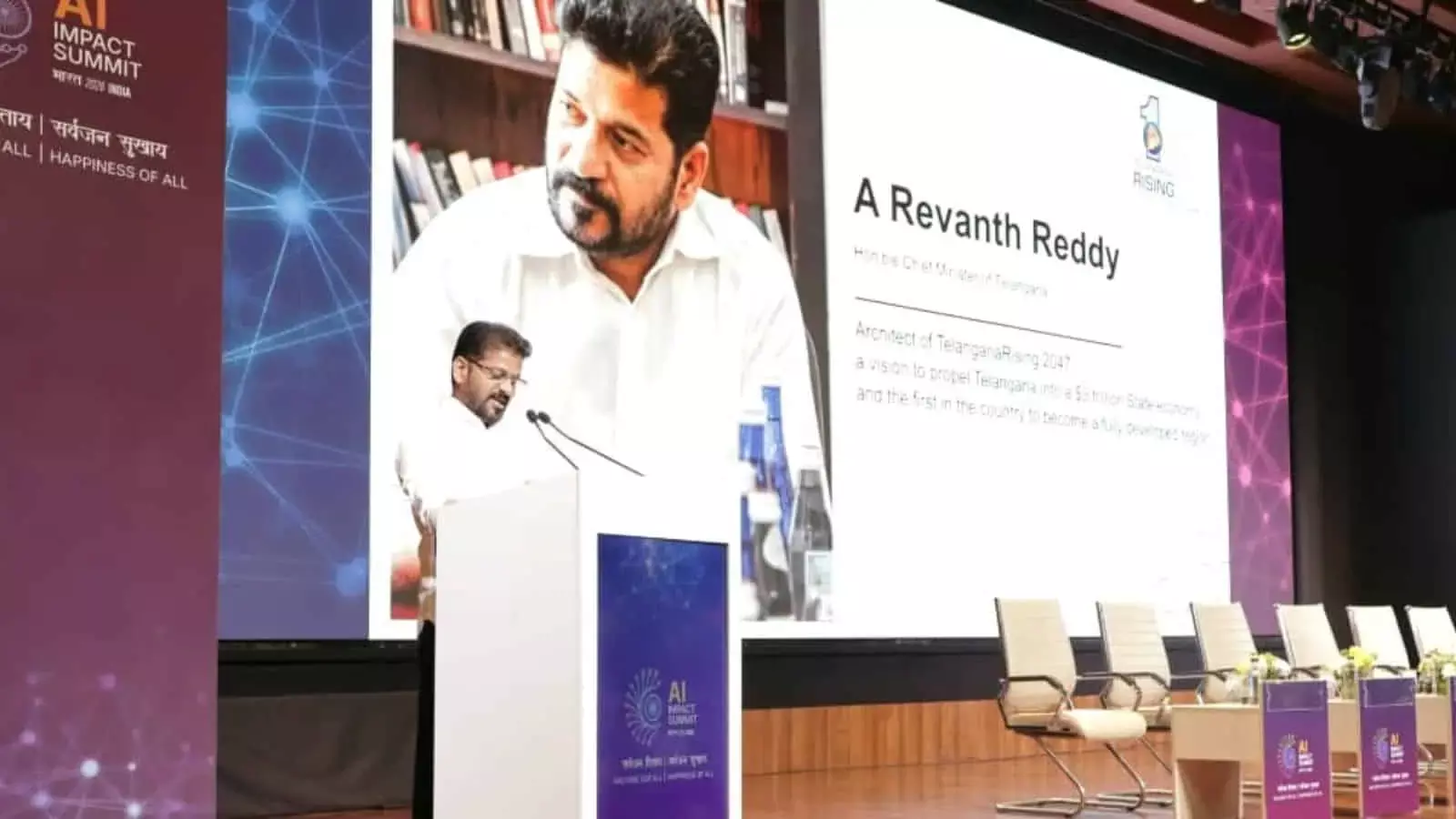 Hyderabad: रेवंत रेड्डी ने दिल्ली में US मिशन डिनर में ग्लोबल CEOs से मुलाकात की
