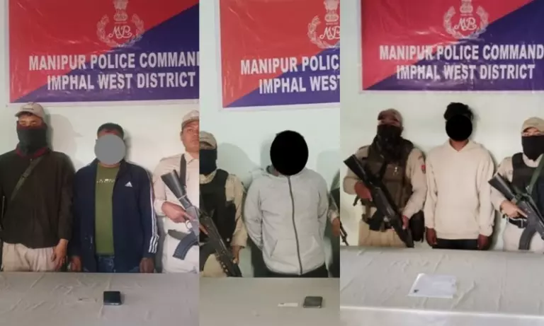 Manipur: इंफाल में KCP, PREPAK-PRO, UPPK के तीन उग्रवादी गिरफ्तार