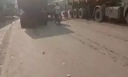 तेज रफ्तार ट्रेलर की चपेट में आने से चालक की मौत, आरोपी फरार