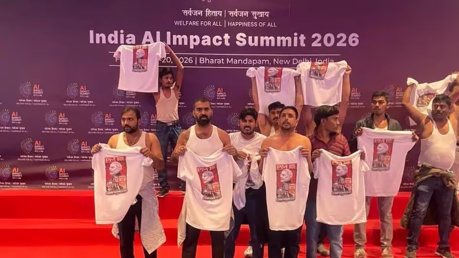 असम बीजेपी चीफ का दावा, AI समिट में यूथ कांग्रेस के विरोध के लिए