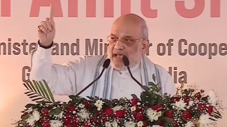 Amit शाह ने कहा कि बीजेपी अगले पांच सालों में असम को बाढ़ मुक्त बना देगी।