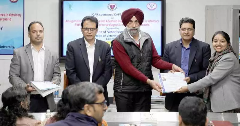 Ludhiana के वेट यूनिवर्सिटी में पैथोलॉजी में फैकल्टी ट्रेनिंग खत्म हुई Ludhiana के वेट यूनिवर्सिटी में पैथोलॉजी में फैकल्टी ट्रेनिंग खत्म हुई